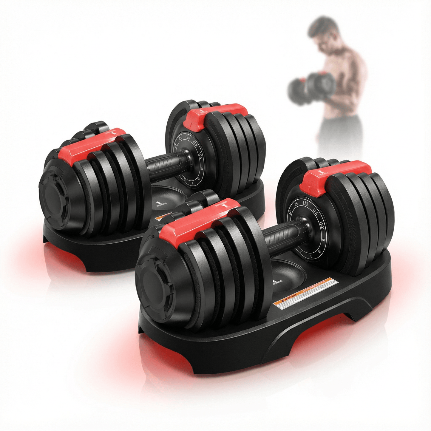 Verstellbare Kurzhanteln 12,5kg | Kleine Kurzhanteln - Sportschmiede