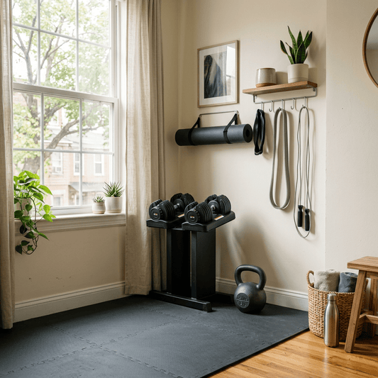 Home-Gym einrichten auf kleinem Raum: Was du wirklich brauchst - Sportschmiede