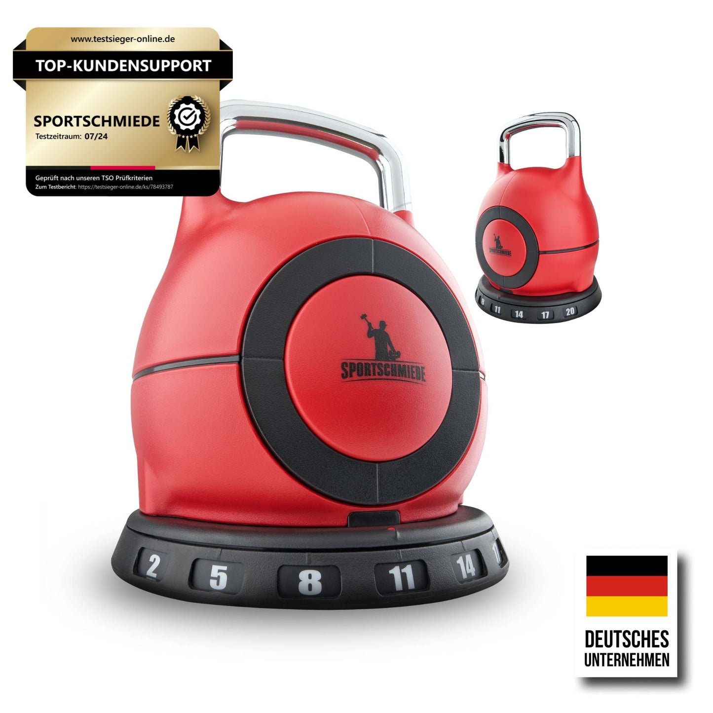Kettlebell Set – Verstellbare Kettlebell 2 - 20kg - Sportschmiede