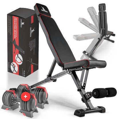 Verstellbare Hantelbank / Trainingsbank - Sportschmiede