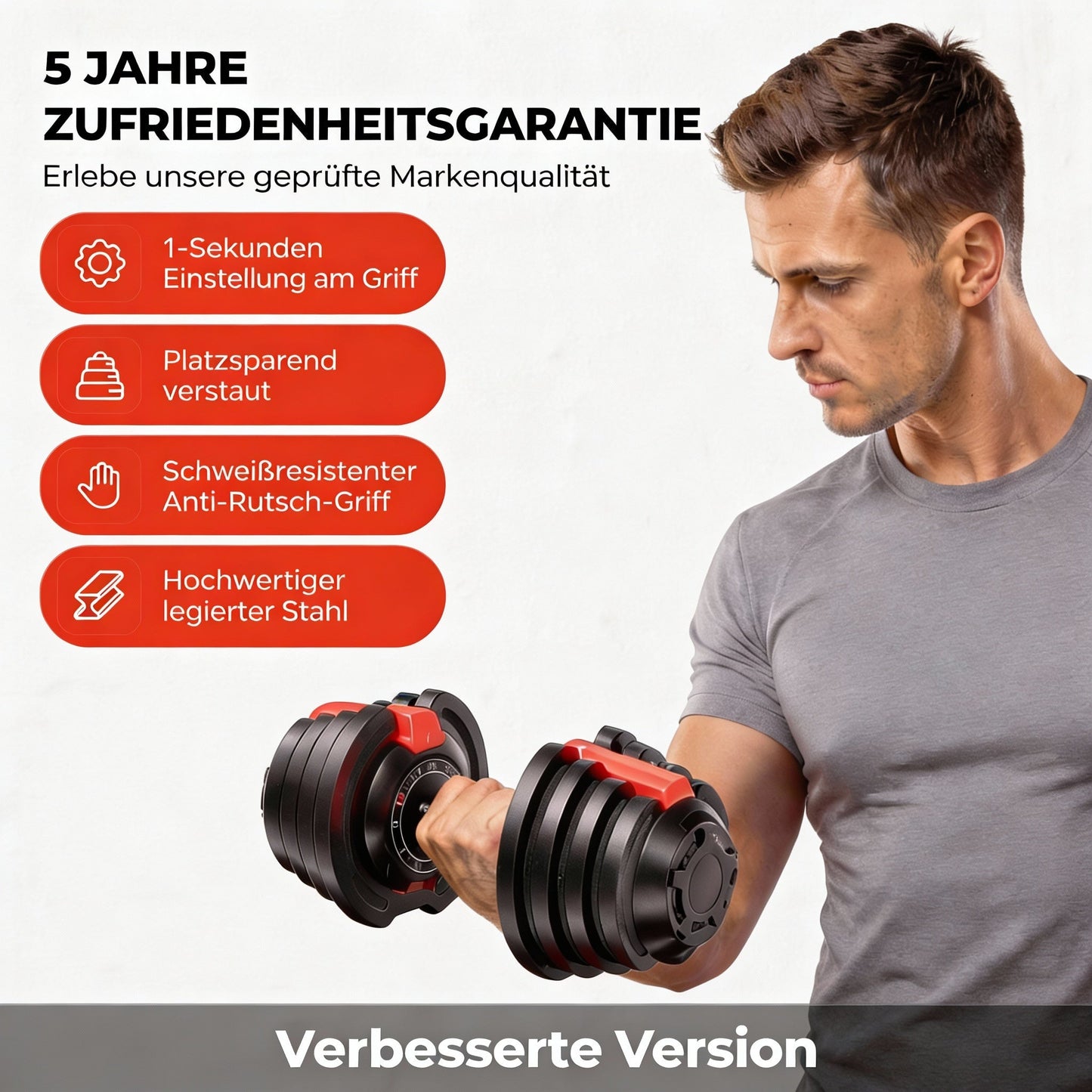 Verstellbare Kurzhanteln 12,5kg | Kleine Kurzhanteln - Sportschmiede