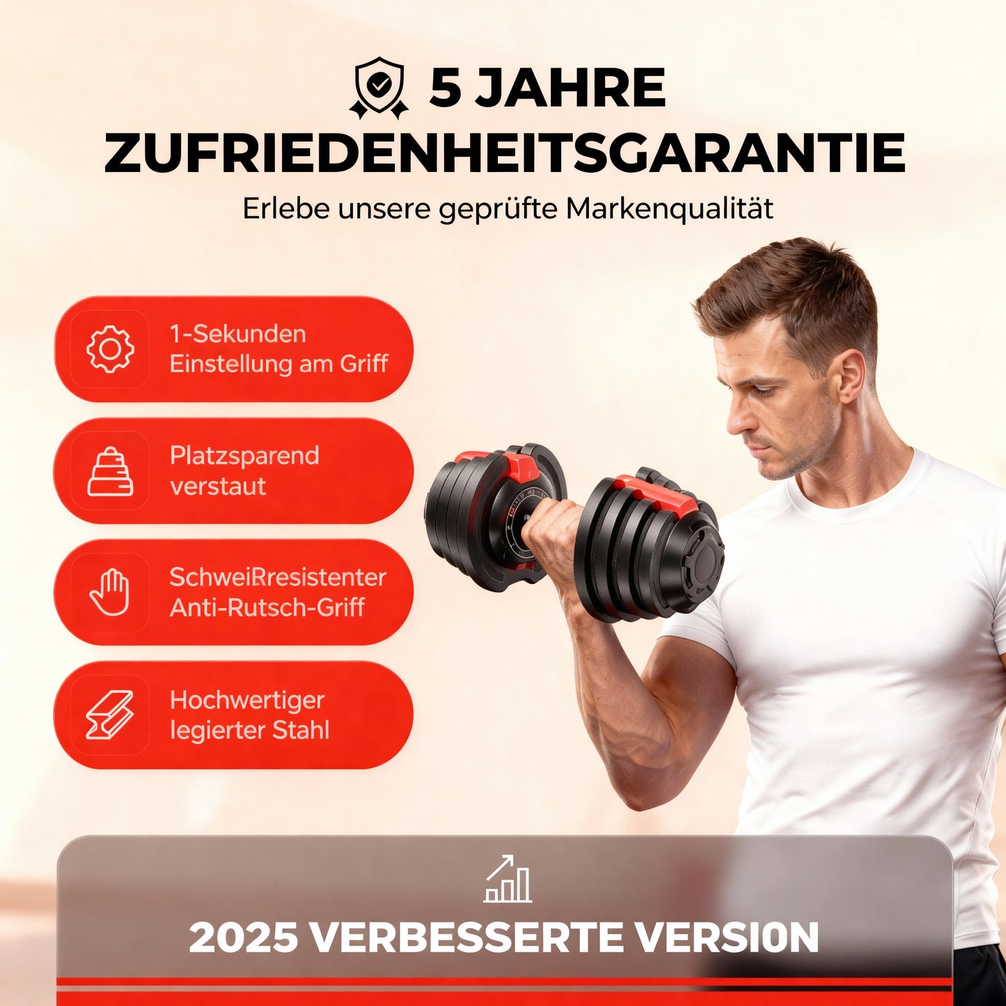 Verstellbare Kurzhanteln 12,5kg | Kleine Kurzhanteln - Sportschmiede