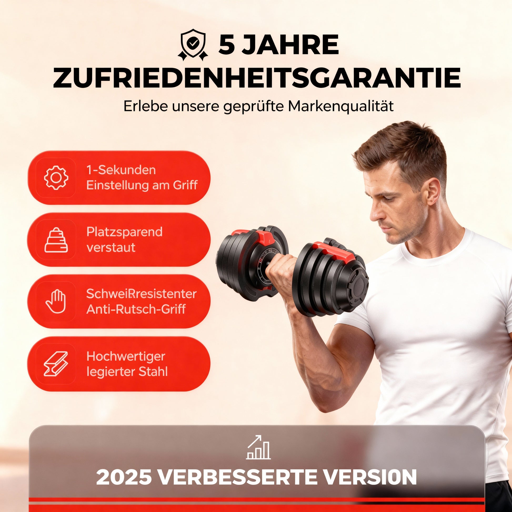 Verstellbare Kurzhanteln 12,5kg | Kleine Kurzhanteln - Sportschmiede